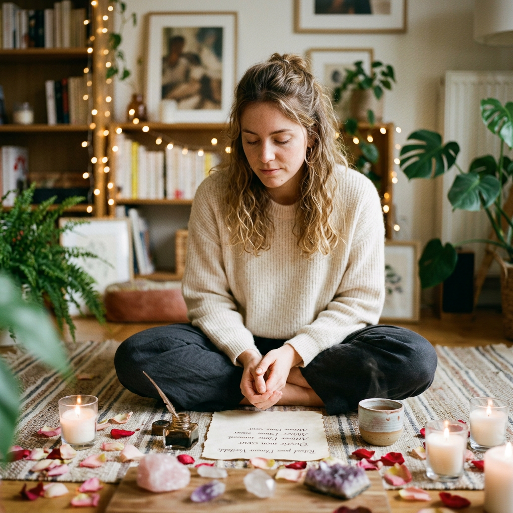 Rituel romantique pour attirer l'amour véritable