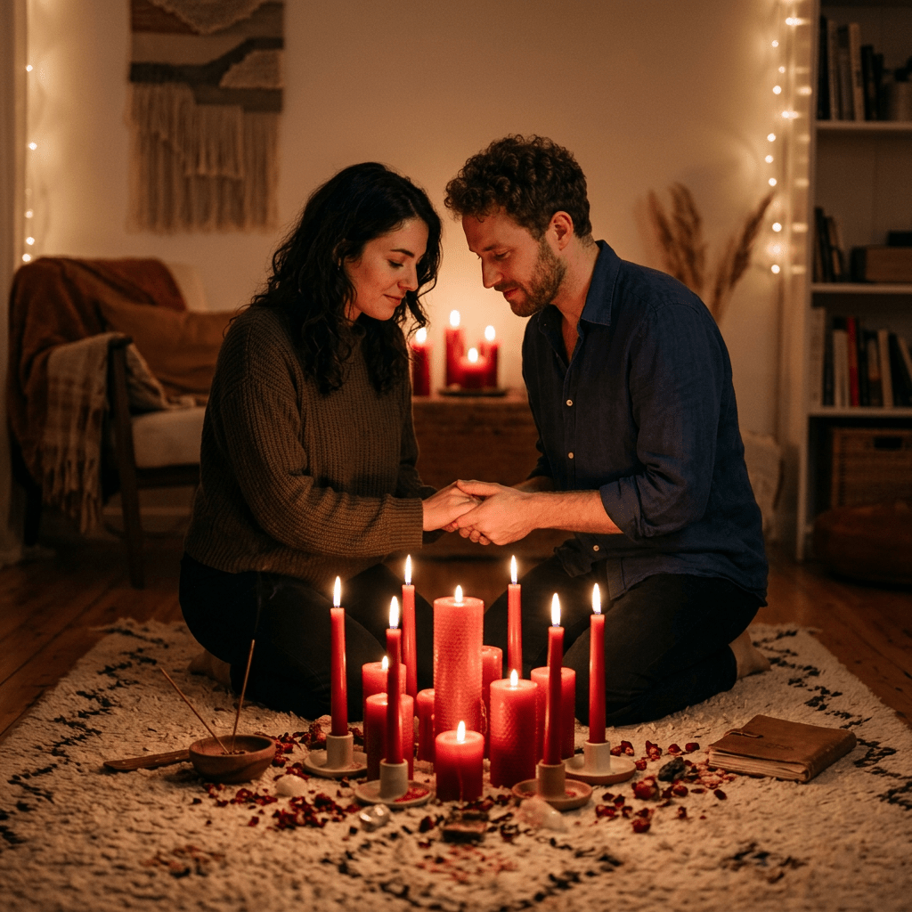 Découvrez le guide complet du rituel d'amour pour sauver son couple par le Coach Spirituel Agboho. 25 ans d'expérience pour réconcilier votre couple, raviver la passion, 