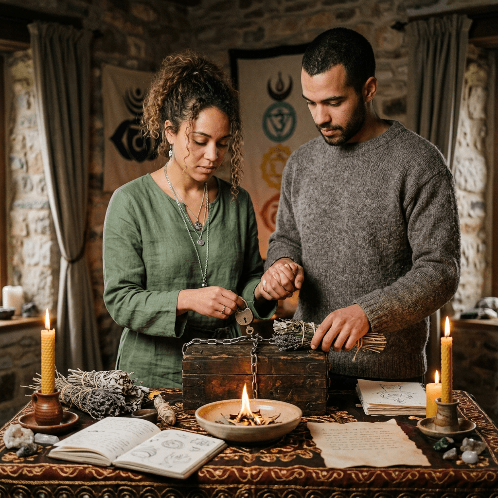 Découvrez le guide complet du rituel de protection amoureuse par le Coach Spirituel Agboho. 25 ans d'expérience pour protéger votre couple des influences extérieures, du mauvais œil et préserver votre amour.