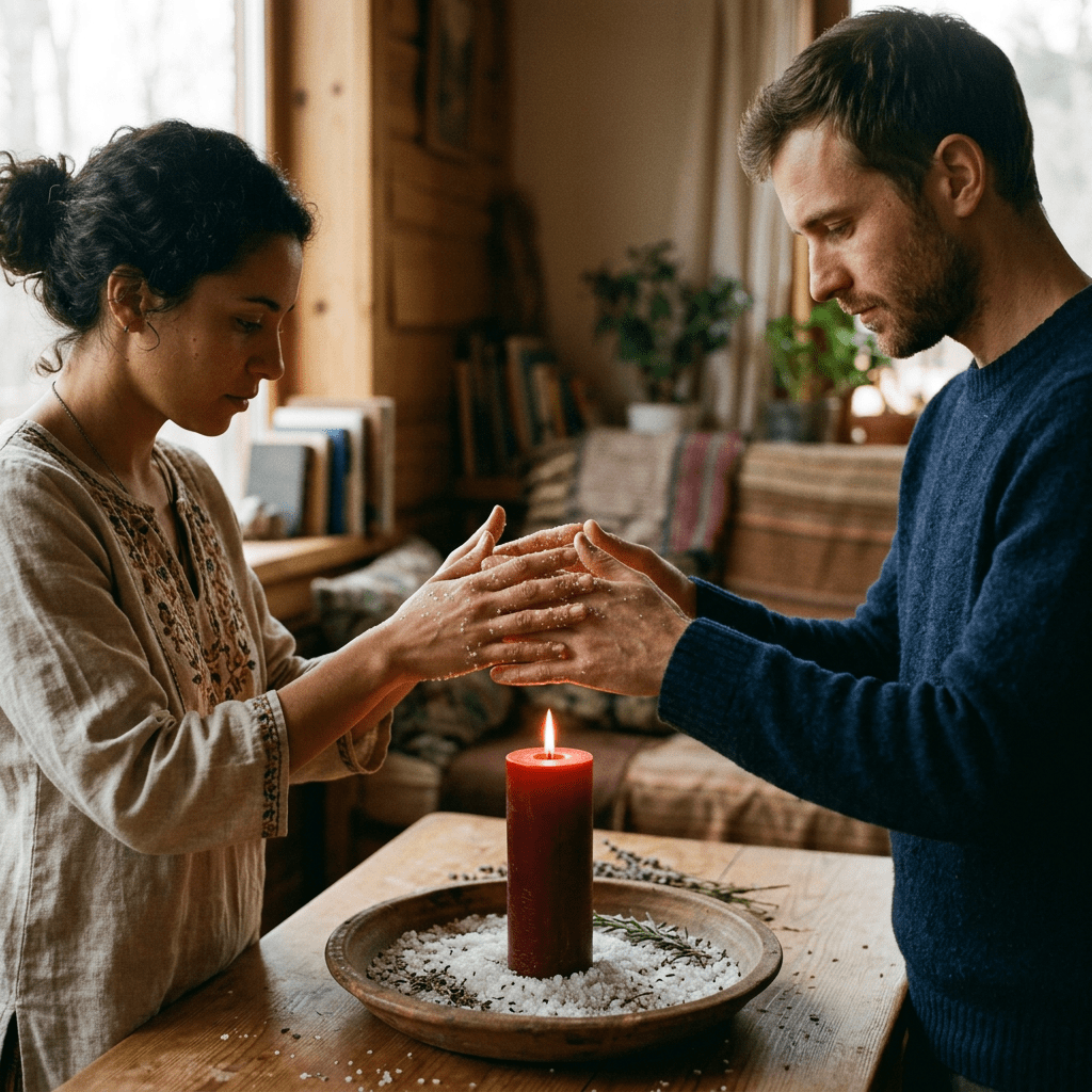 Découvrez le guide complet du rituel de protection amoureuse par le Coach Spirituel Agboho. 25 ans d'expérience pour protéger votre couple des influences extérieures, du mauvais œil et préserver votre amour.