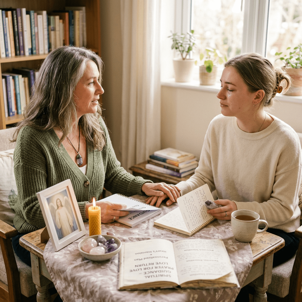 Découvrez la prière de retour affectif puissante par le Coach Spirituel Agboho. 25 ans d'expérience pour toucher le cœur de l'être aimé,