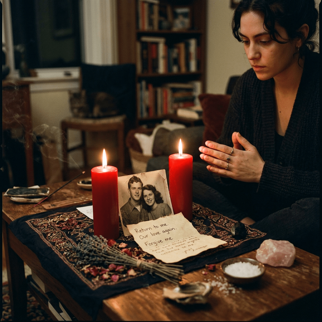 Découvrez le guide complet du rituel pour retrouver l'être aimé par le Coach Spirituel Agboho. 25 ans d'expérience pour faire revenir son ex, réconcilier votre couple et raviver la flamme. Rituels puissants avec photo,