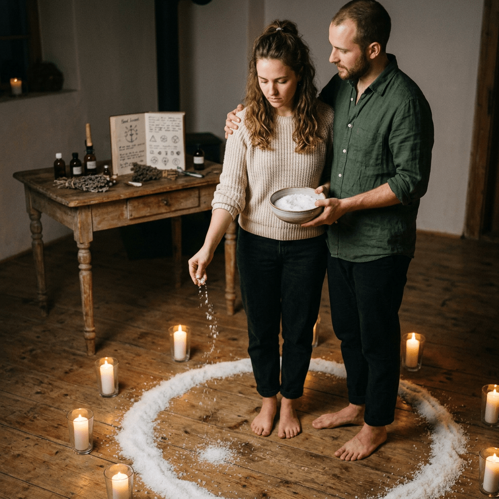 Salt ritual to protect a couple