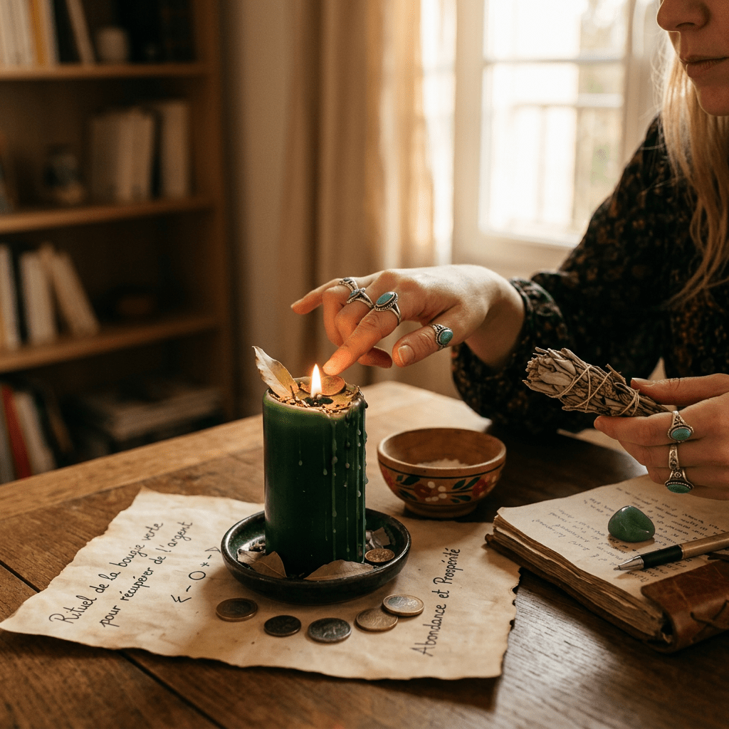 Découvrez le guide complet du rituel pour récupérer son argent par le Coach Spirituel Agboho. 25 ans d'expérience pour récupérer l'argent qui vous est dû, rétablir la justice financière et retrouver la paix. Rituels puissants avec bougie verte,